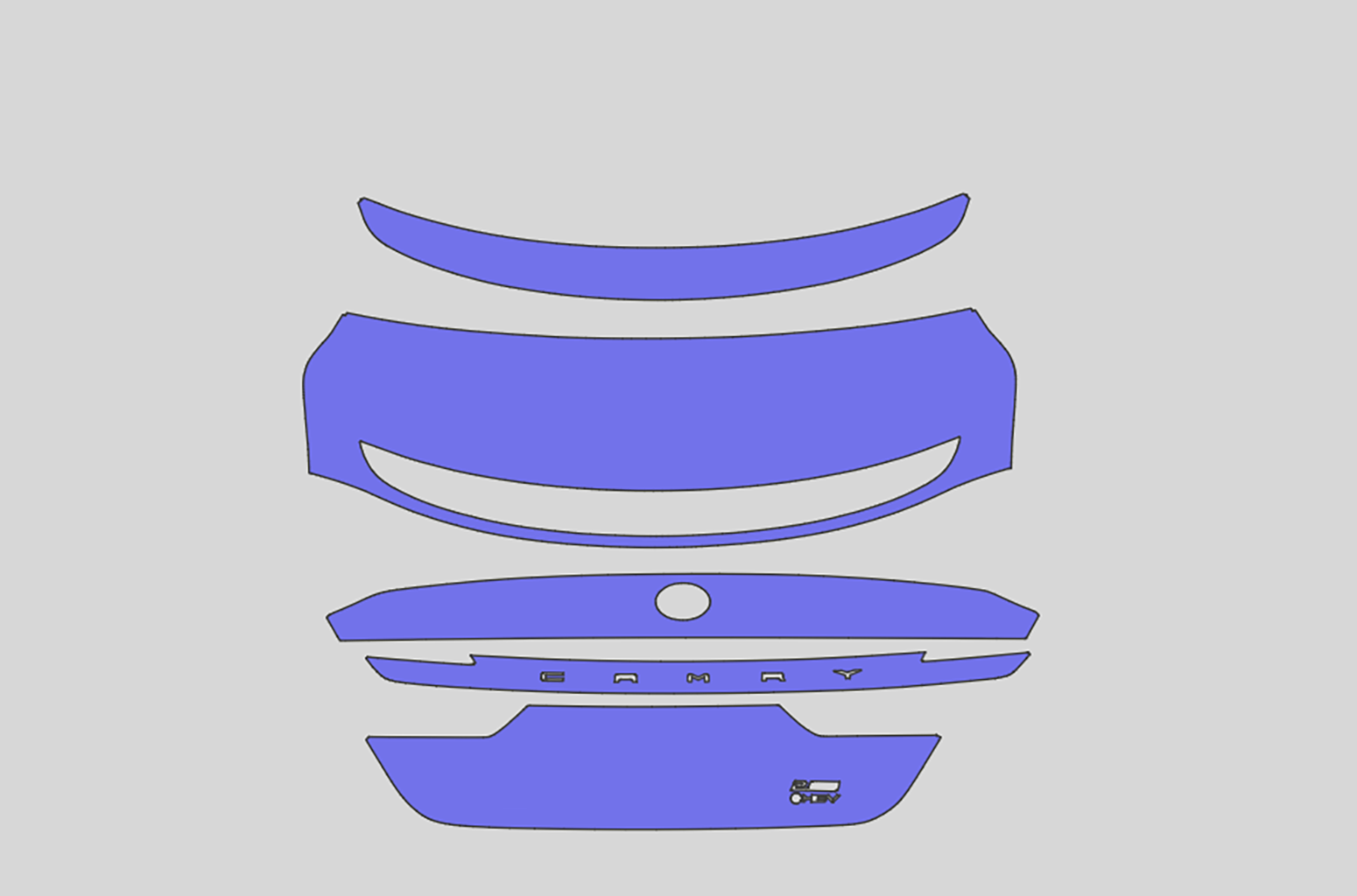 Toyota Camry Sports Exterior Precut