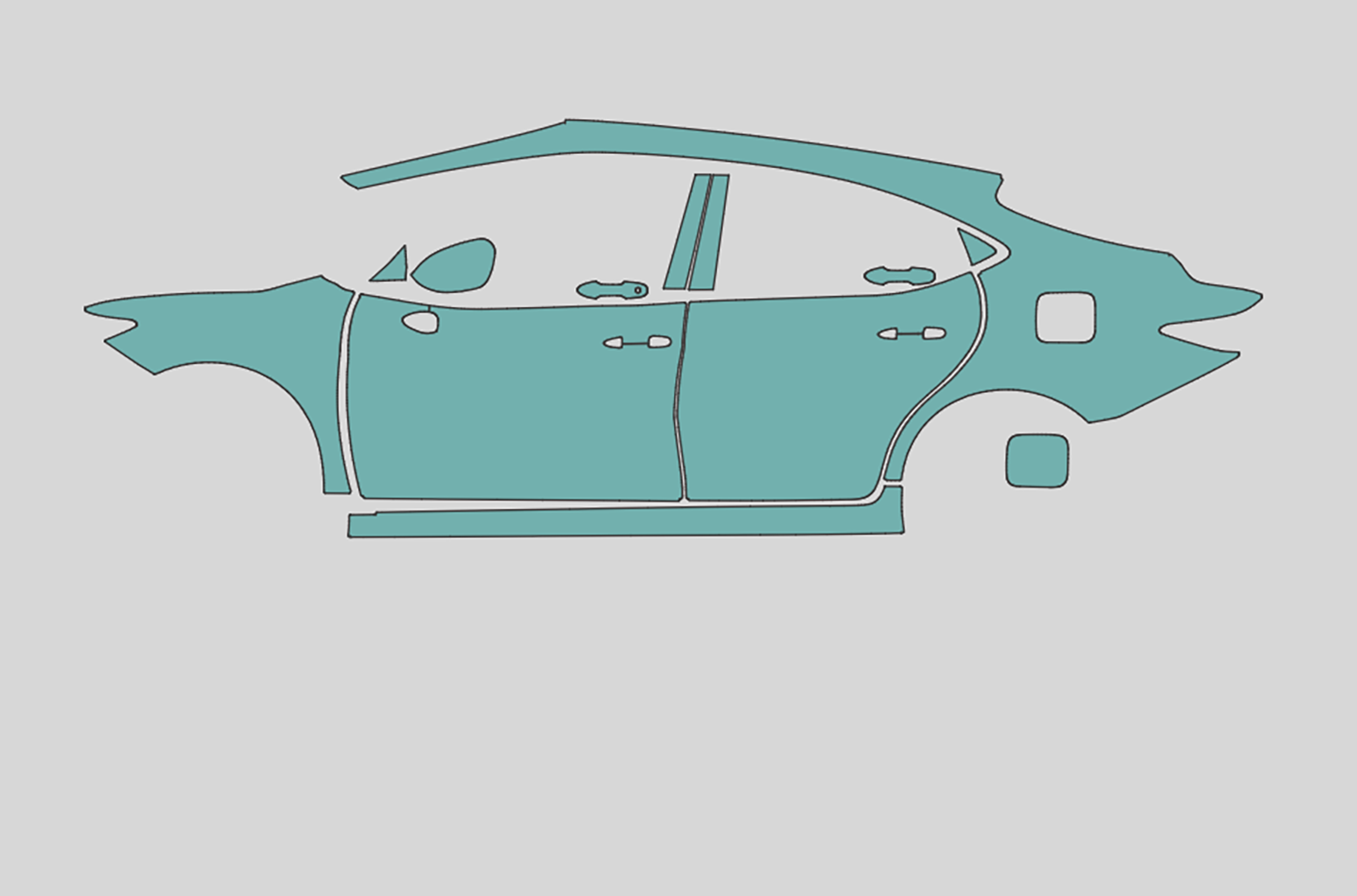 Toyota Camry Sports Exterior Precut