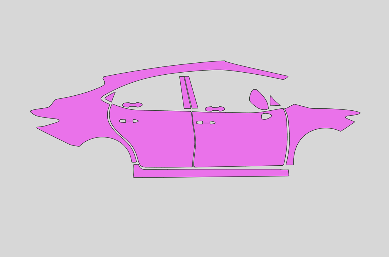 Toyota Camry Sports Exterior Precut