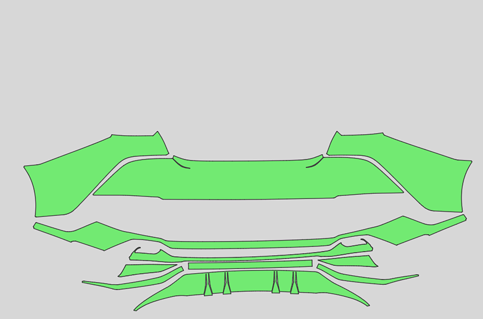 Toyoty Camry Sport Plus Exterior Precut