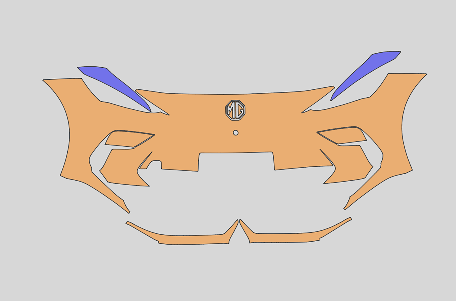 MG ES5 Exterior Precut