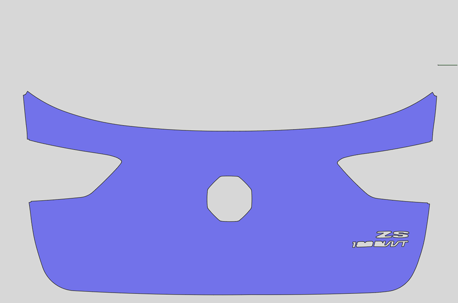 MG ZS Exterior Precut