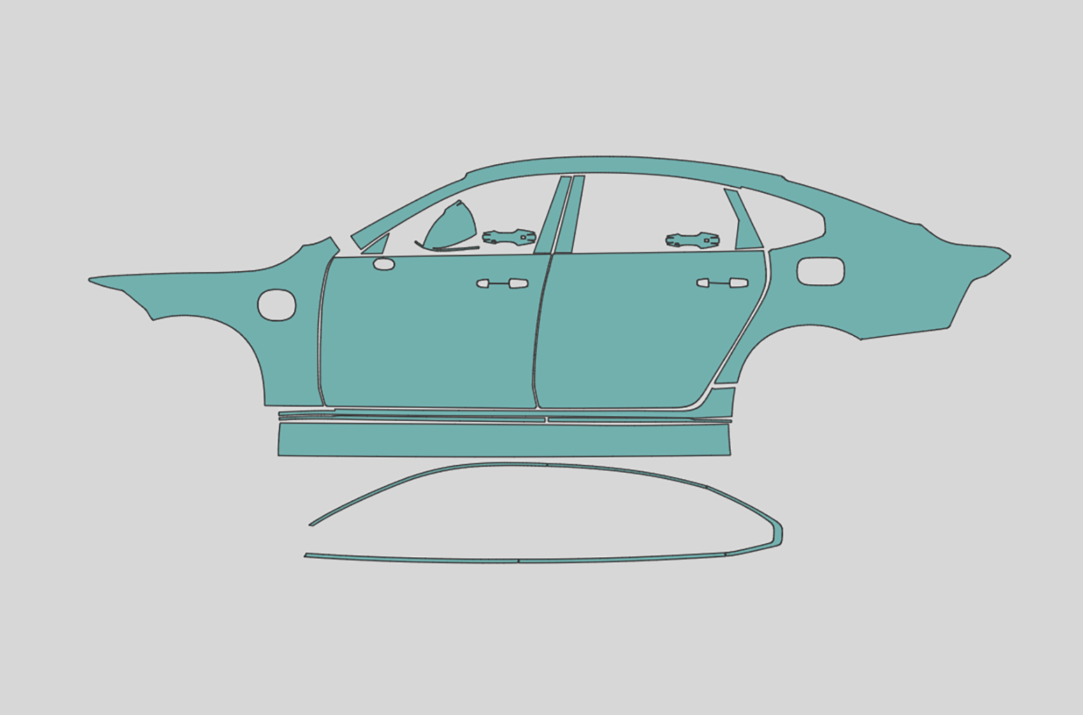 Volvo S90 Exterior Precut