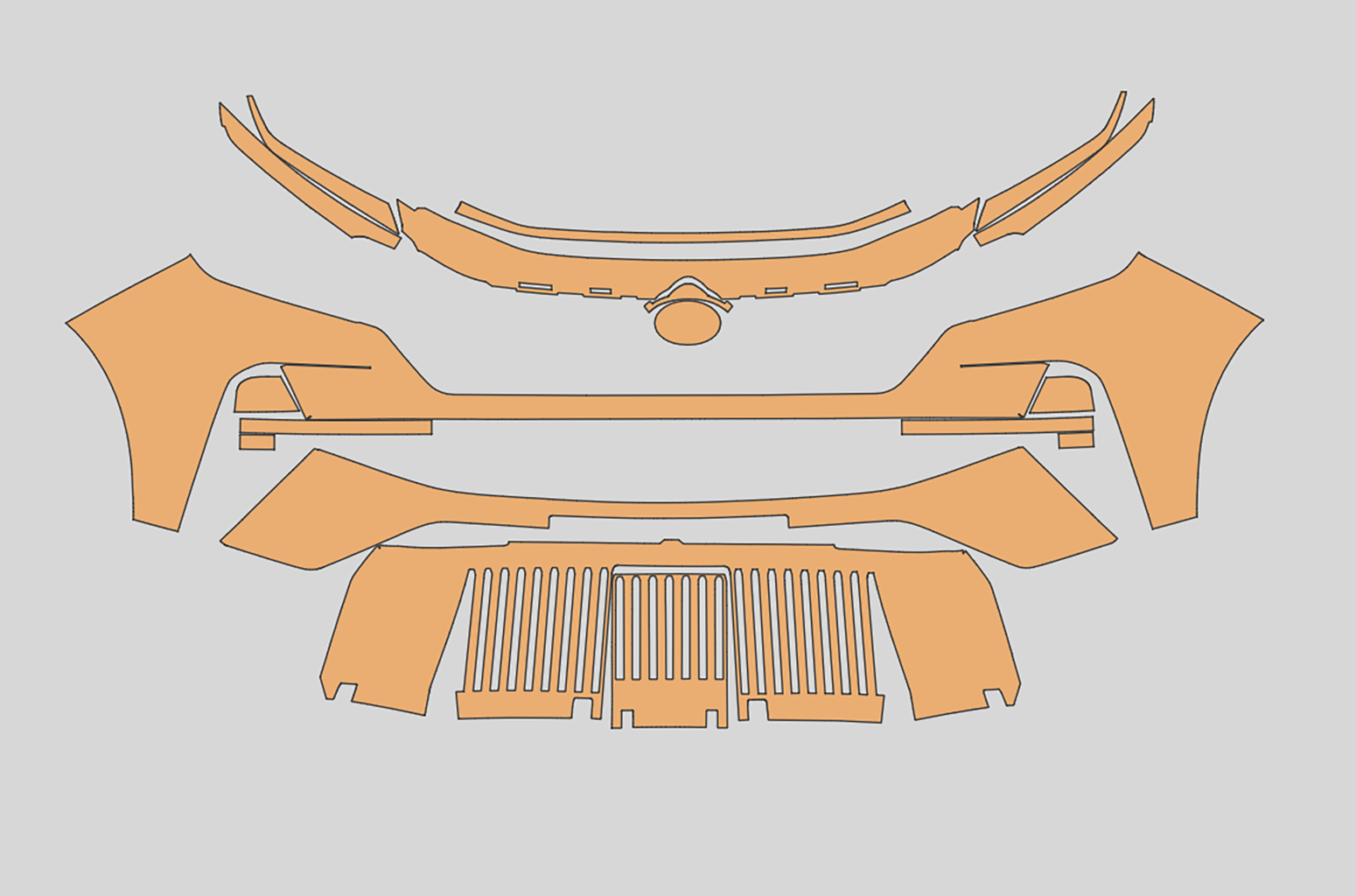 Tata Harrier Exterior Precut
