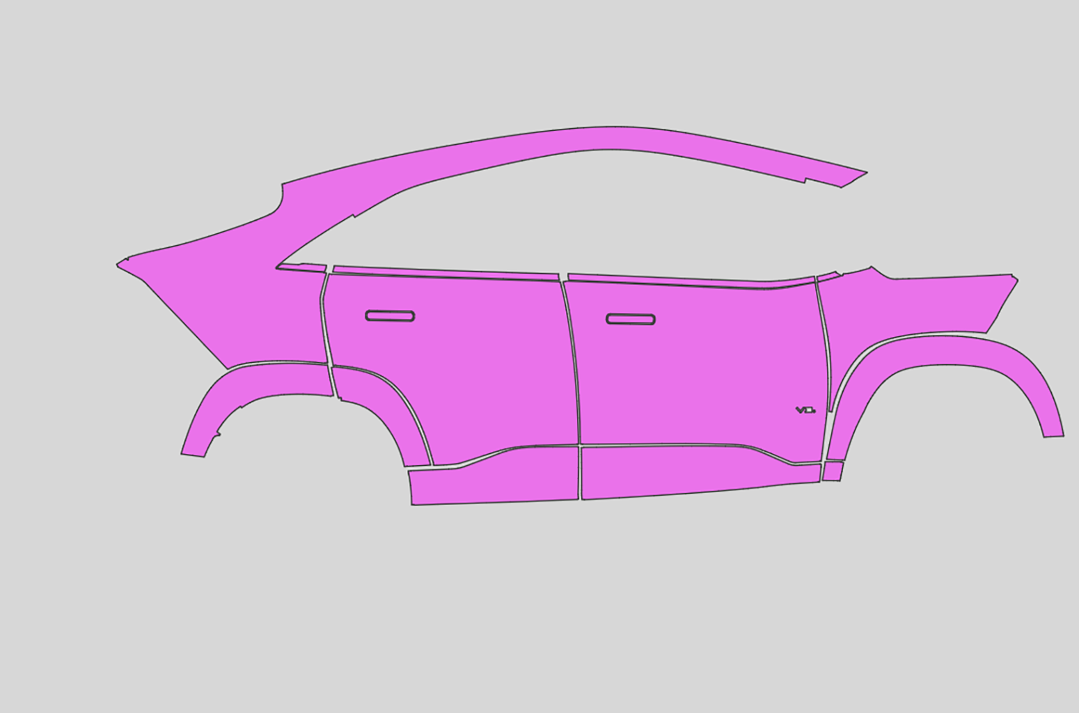 Tata Curvv Exterior Precut