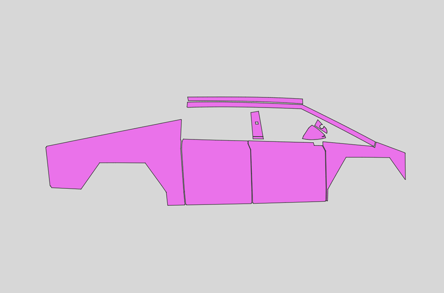 Tesla Cybertruck Exterior Precut