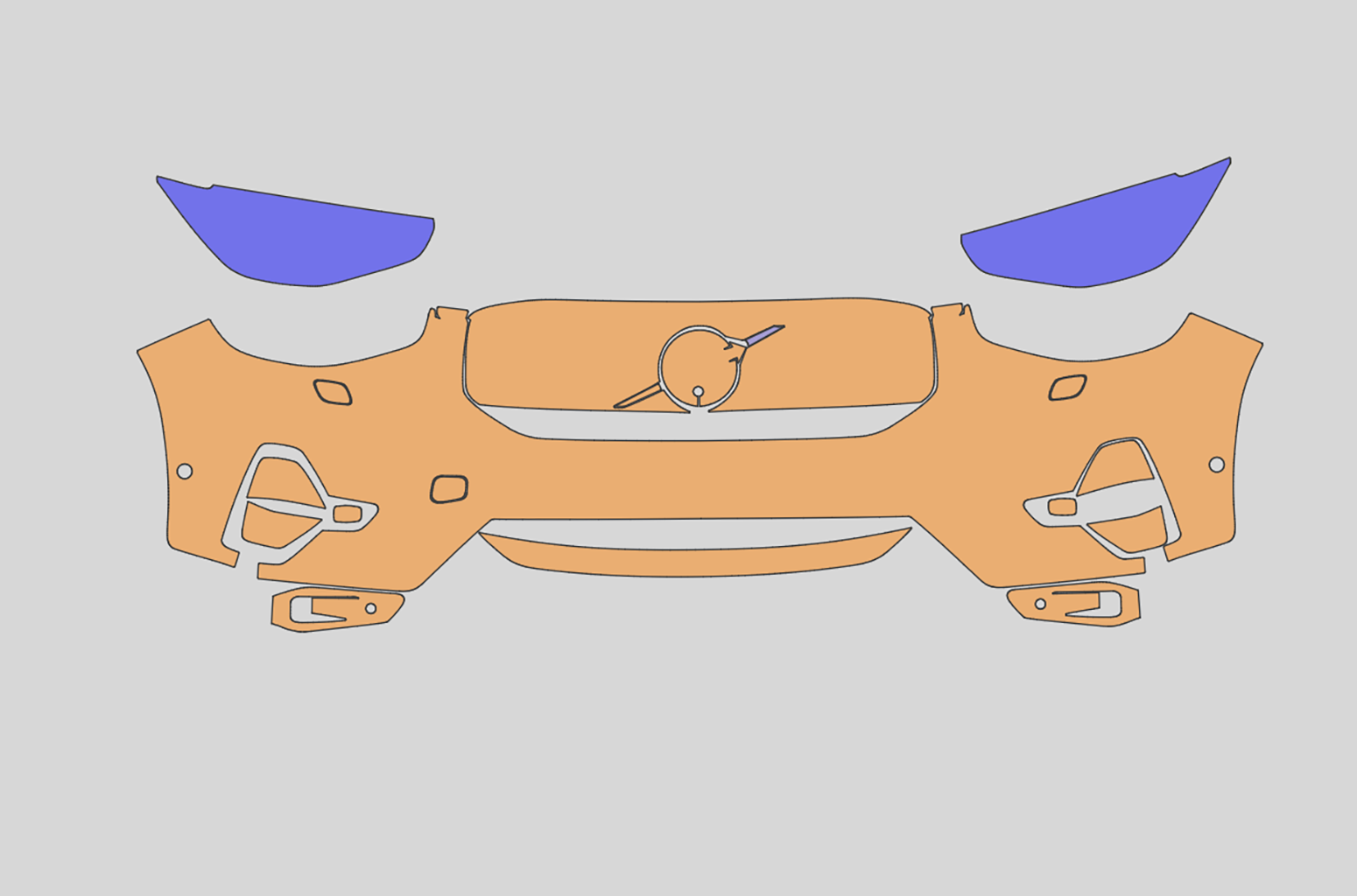 Volvo C40 Exterior Precut
