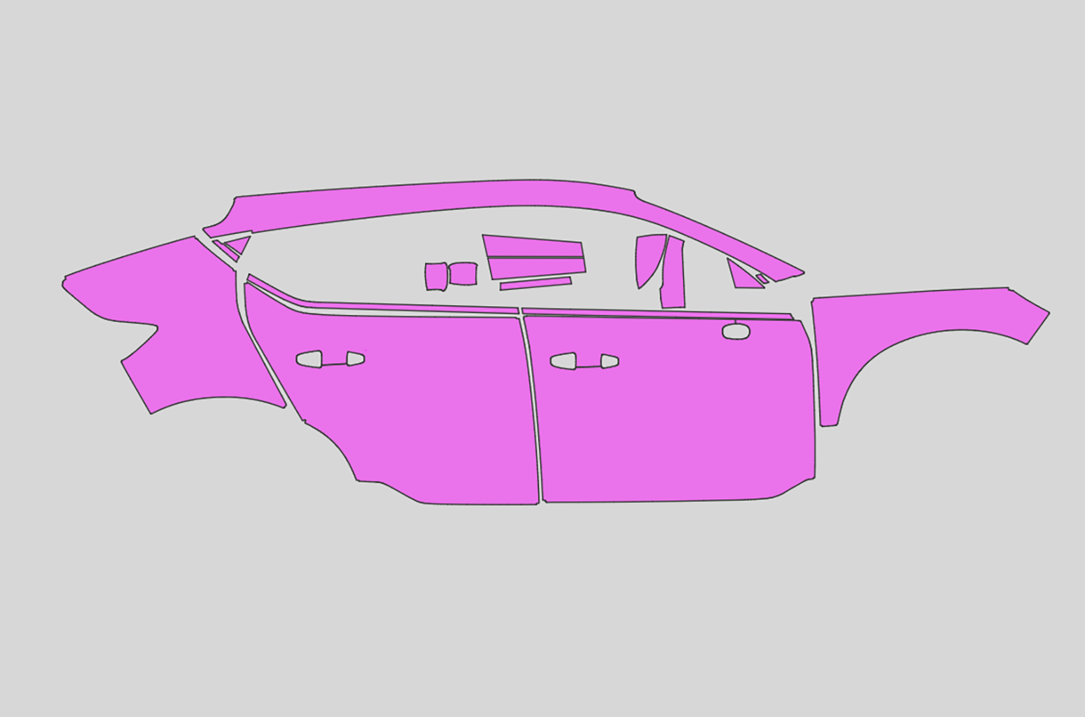 Volvo C40 Exterior Precut