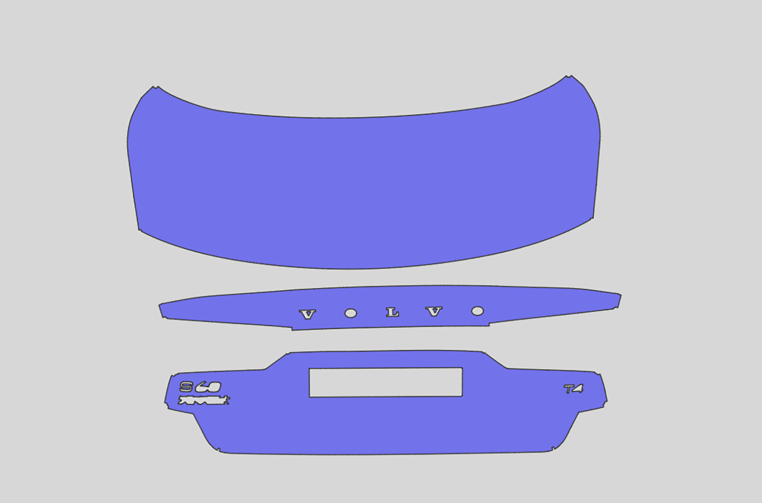 Volvo S60 Luxury Exterior Precut