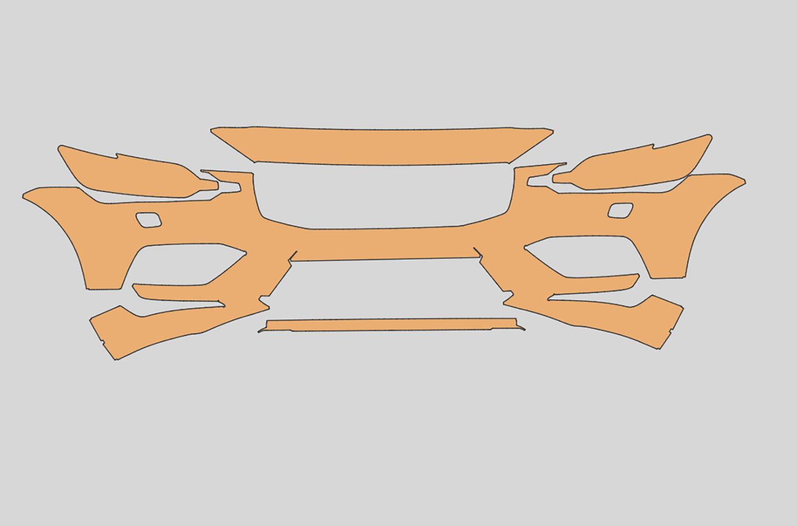 Volvo S60 Luxury Exterior Precut