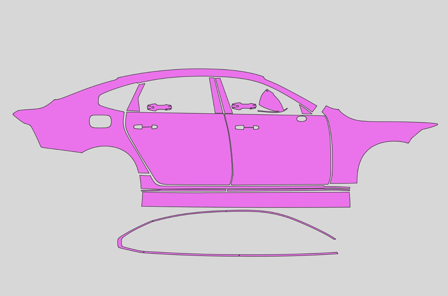 Volvo S90 Exterior Precut