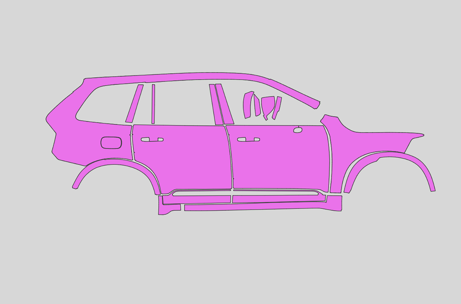 XC90 B6 Luxury Exterior Precut