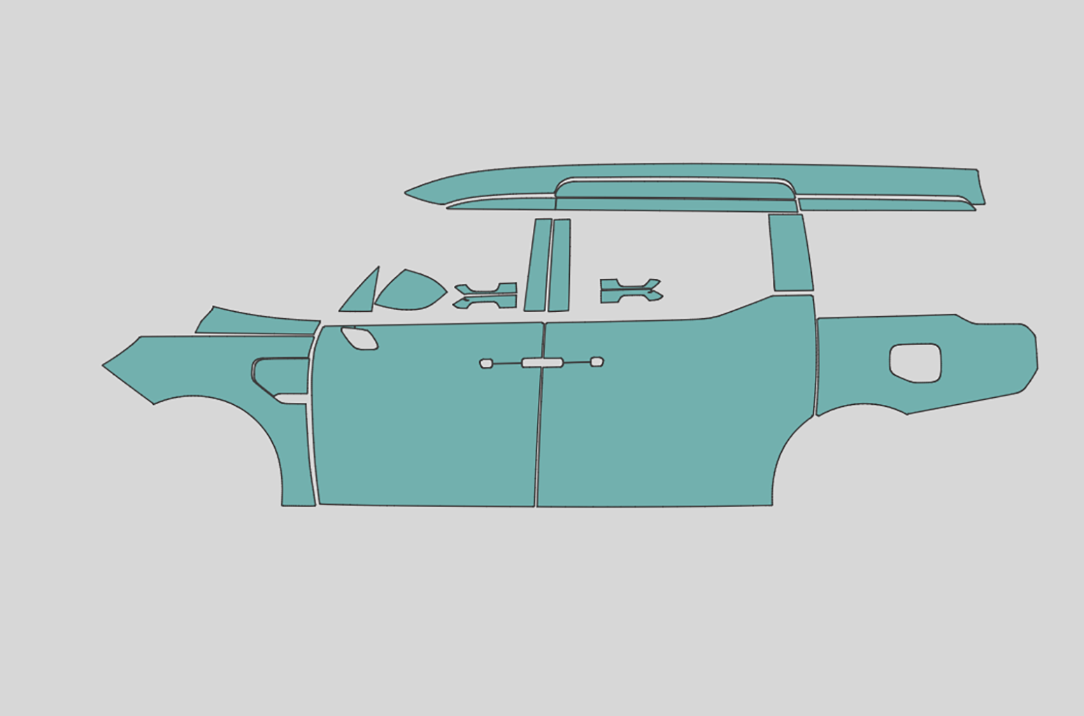 Volvo EM 90 Exterior Precut