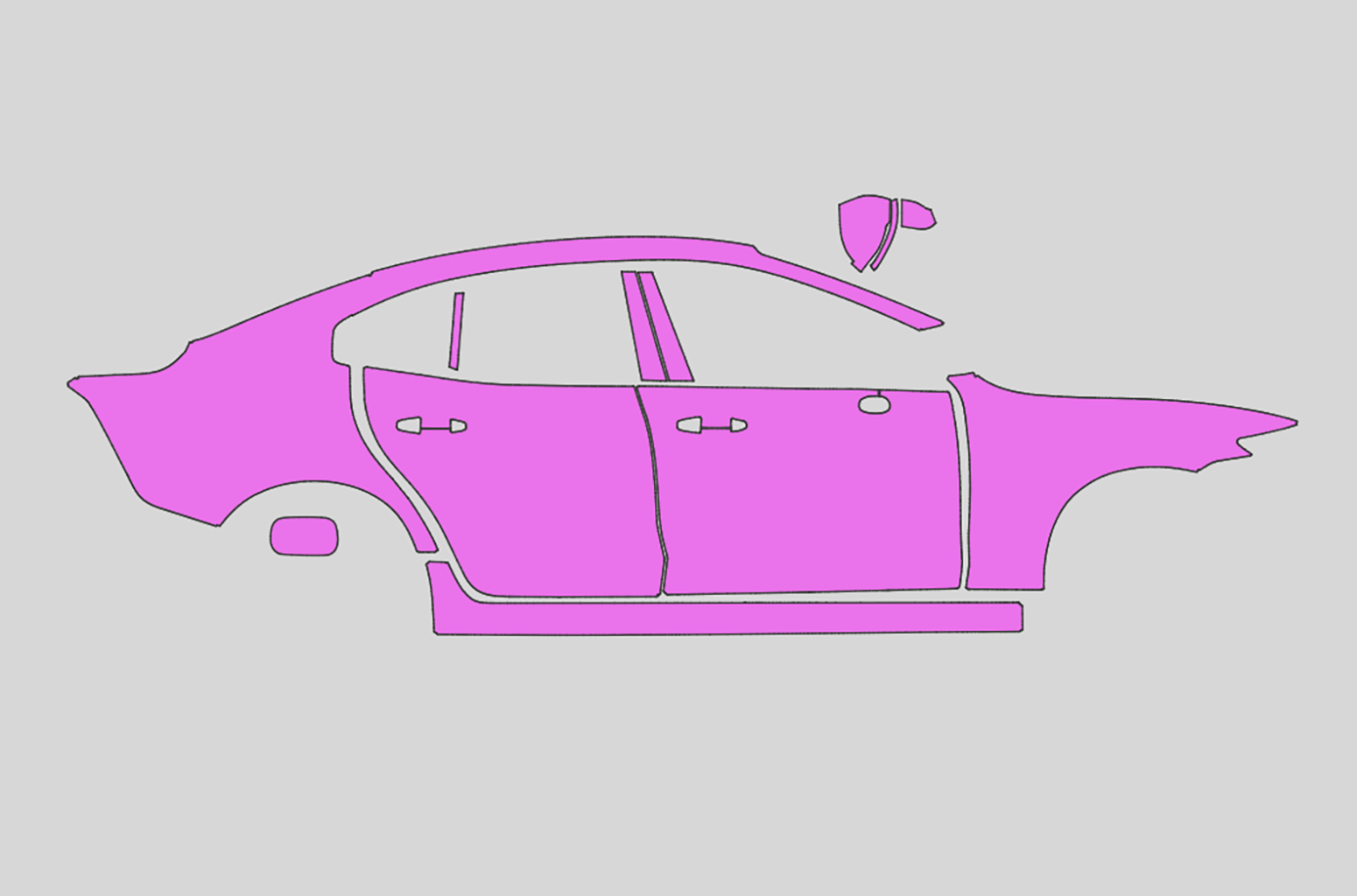 Volvo S60 Sport Exterior Precut