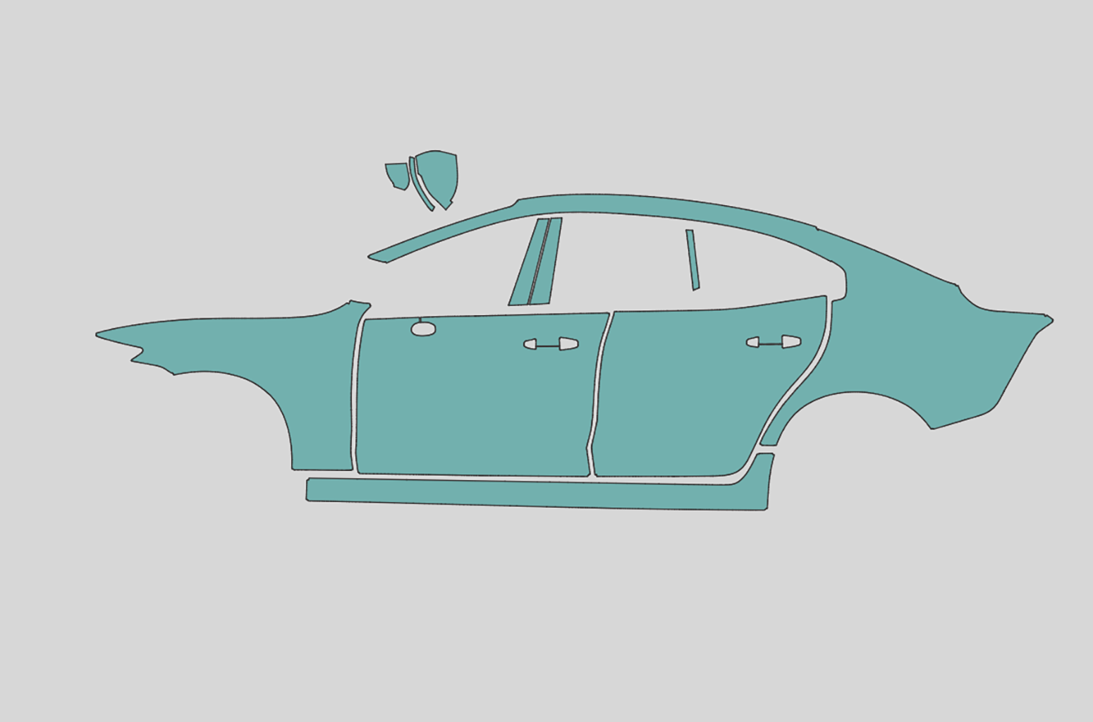 Volvo S60 Sport Exterior Precut