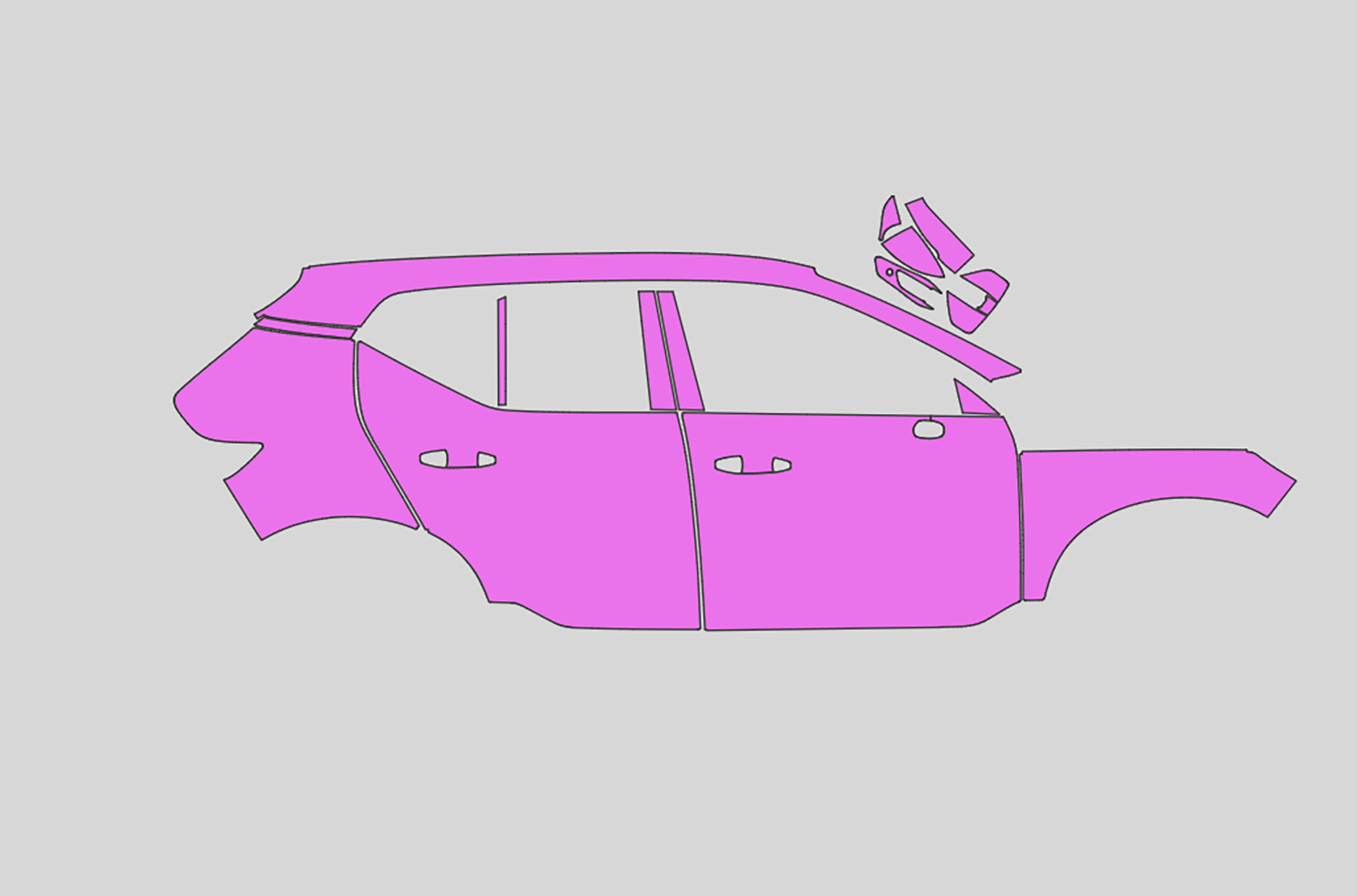 Volvo XC40 Exterior Precut