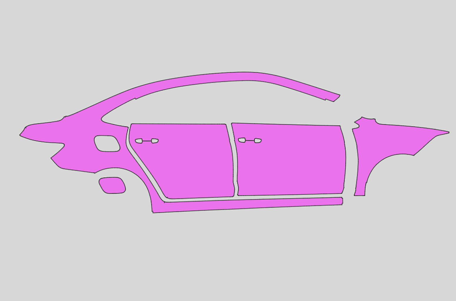 Volkswagen Virtus Exterior Precut